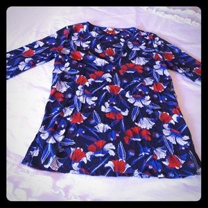 Jcrew tunic style blouse size large